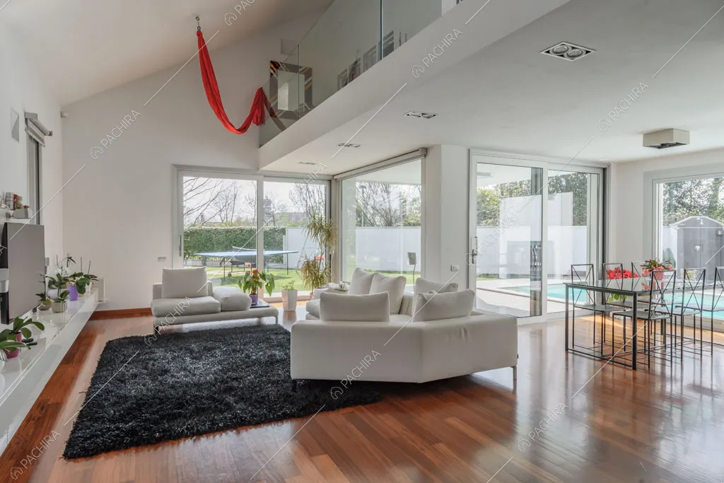 Sala della villa Lilium, location in stile moderno in Provincia di Milano