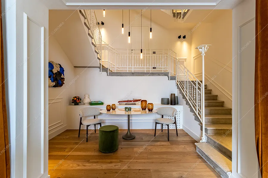 Atrio della villa Argento, location in stile moderno a Como