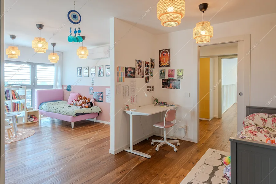 Cameretta dell'appartamento Mimetite, location in stile moderno a Milano