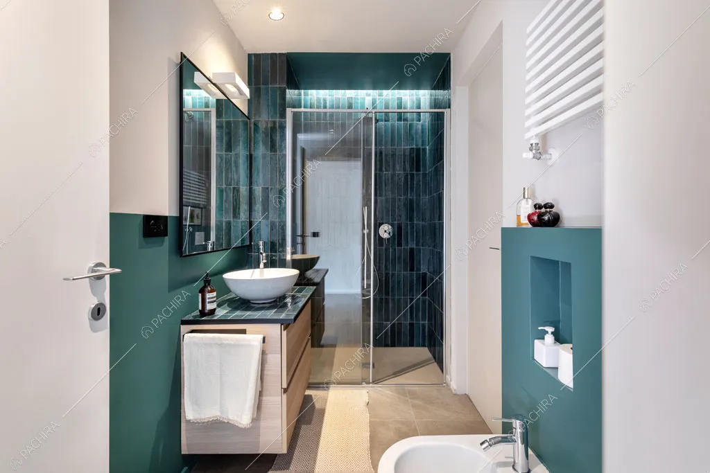 Bagno della location Castagno, appartamento in stile contemporaneo a Milano