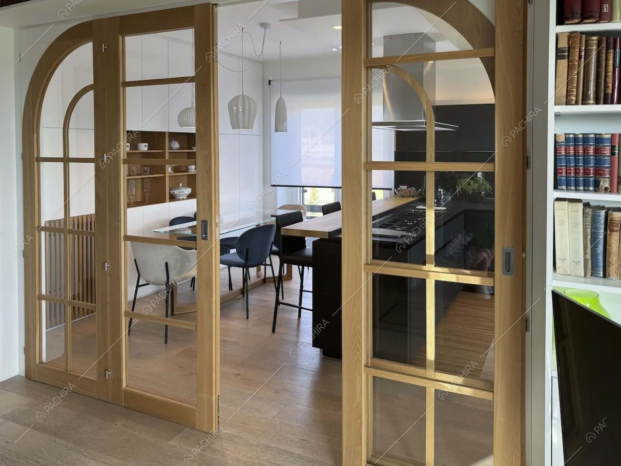 Cucina dell'appartamento Gesso, location in stile contemporaneo a Roma