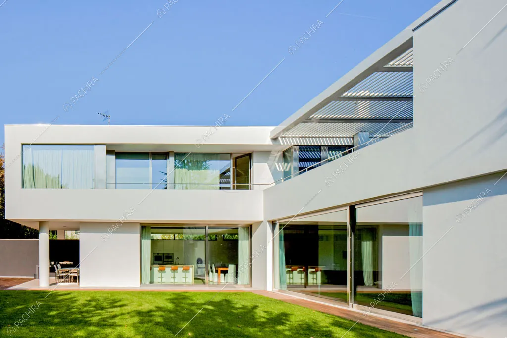 Esterni della villa Meru, location in stile contemporaneo a Padova