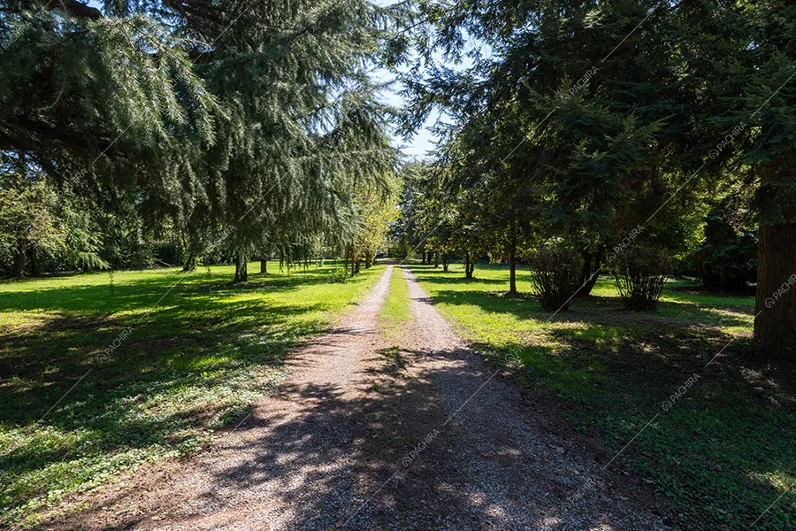 Vialetto della villa Realgar, location in stile country a Milano