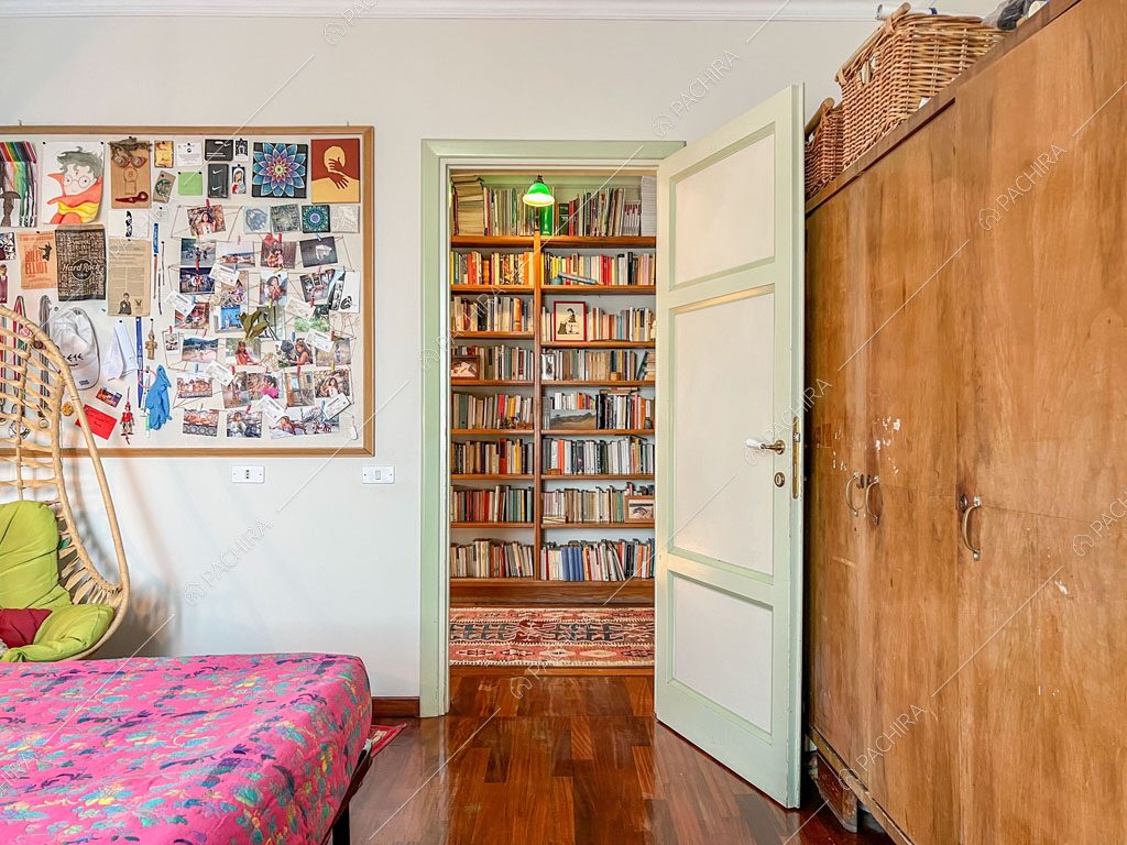 Camera da letto dell'appartamento Kuban, location in stile moderno a Roma