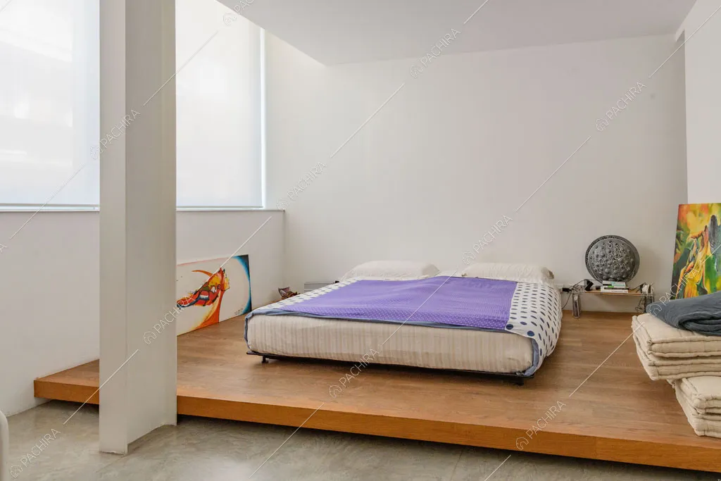 Camera da letto del loft Inula, location in stile contemporaneo a Varese