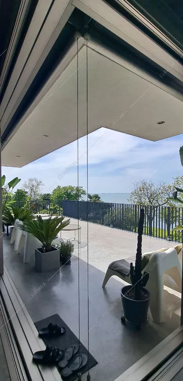 Terrazza dell'attico Terek, location in stile contemporaneo a Venezia