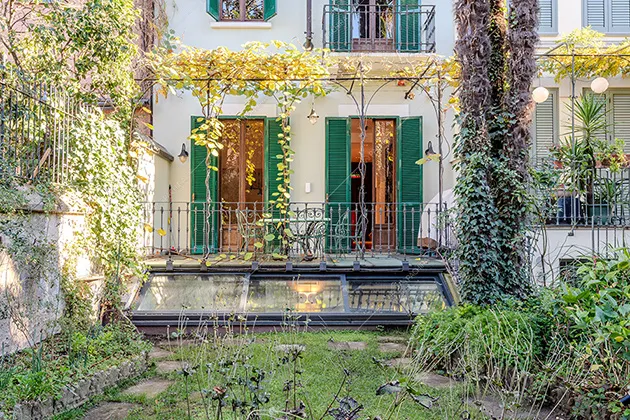 Esterni della villa Yamase, location in stile liberty a Milano