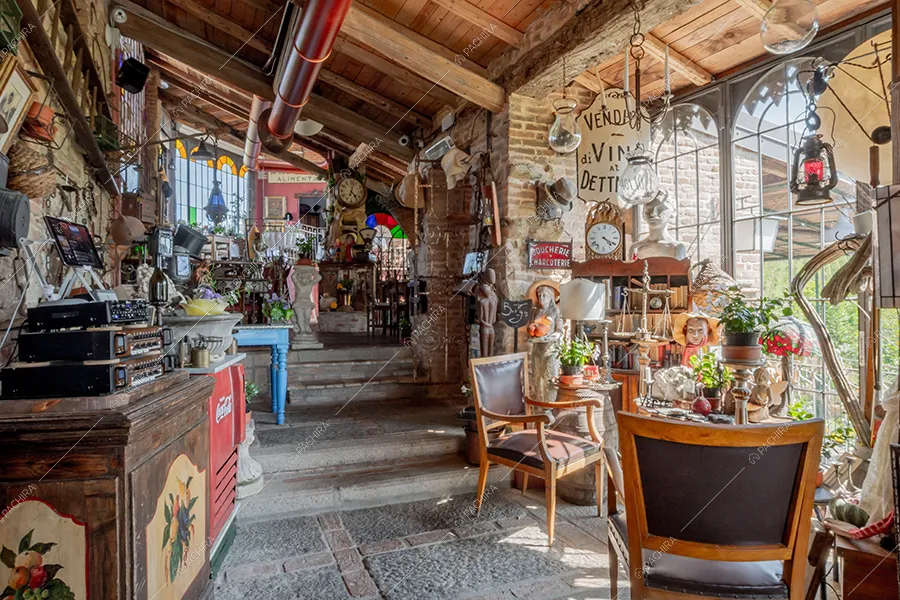 Sala dell'agriturismo Mistral, location in stile rustico a Pavia