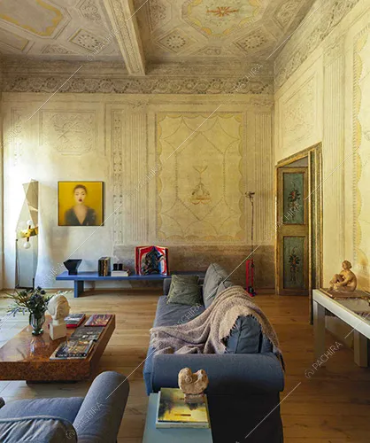 Sala dell'appartamento Cajà, location in stile moderno a Mantova