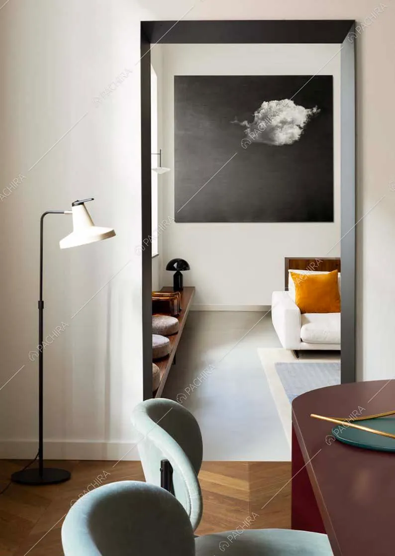 Sala da pranzo dell'appartamento Sayan, location in stile classico a Torino