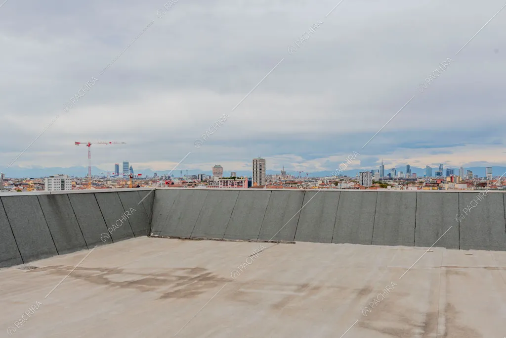 Tetto dell'appartamento Tobol, location in stile contemporaneo a Milano