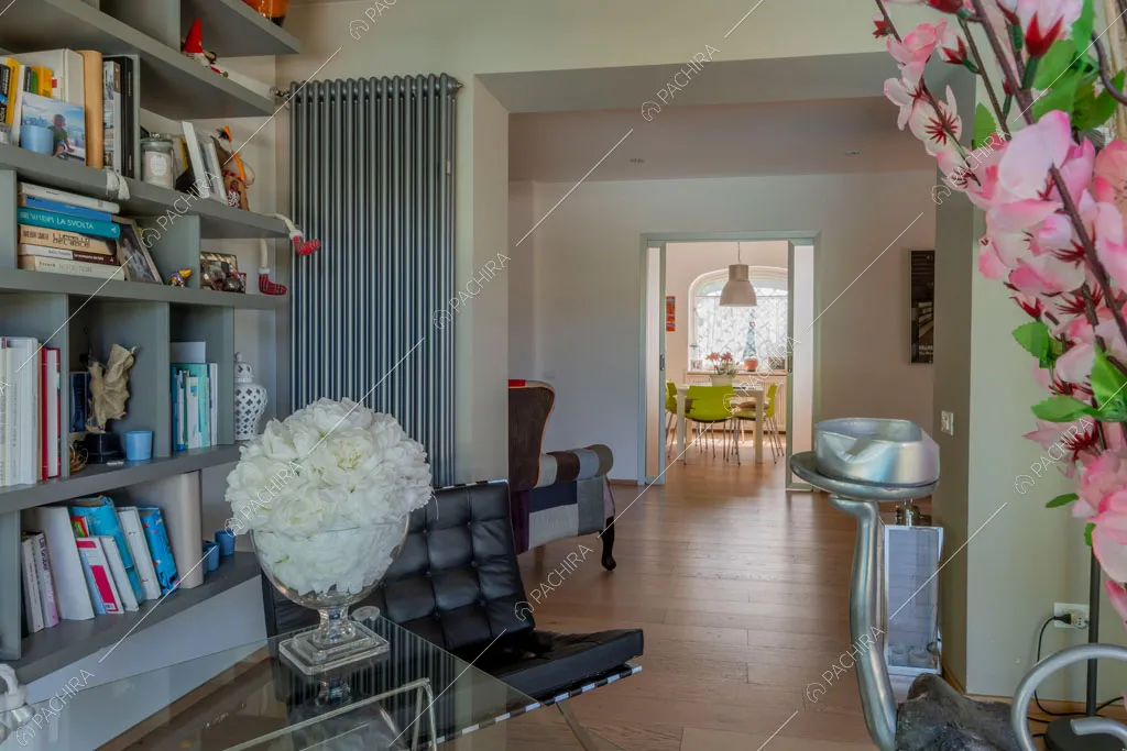 Salotto della villa Cassava, location in stile contemporaneo a Roma
