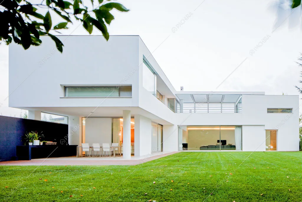 Giardino della villa Meru, location in stile contemporaneo a Padova