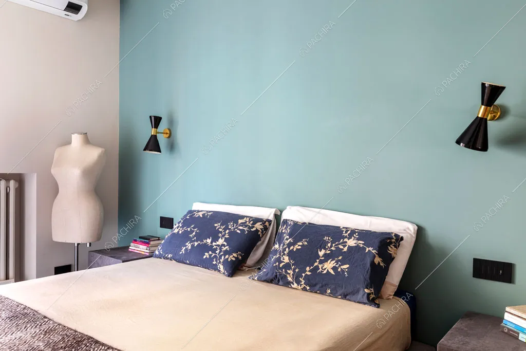 Camera da letto della location Castagno, appartamento in stile contemporaneo a Milano