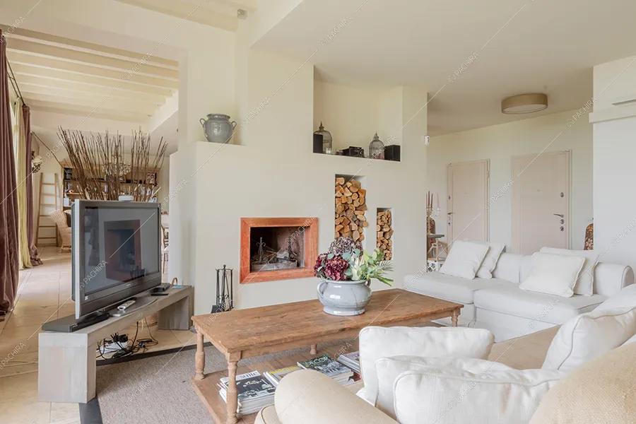 Sala della villa Mississipi, location in stile rustico a Monza