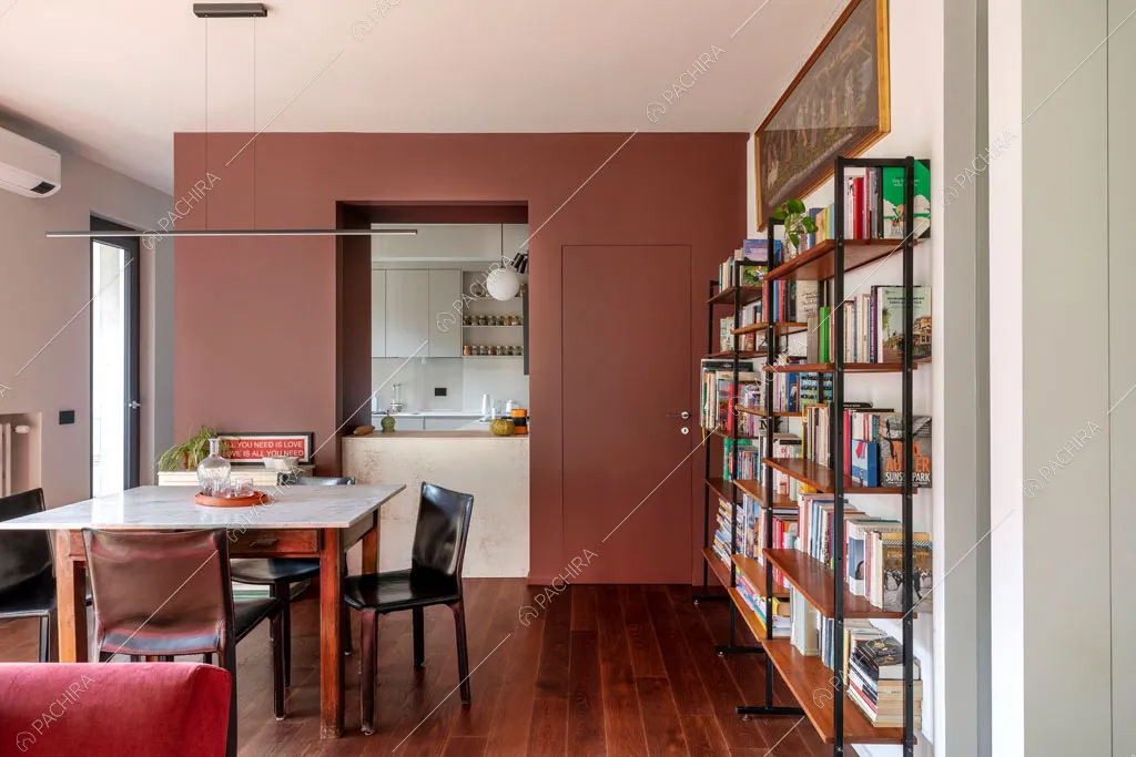 Zona living della location Castagno, appartamento in stile contemporaneo a Milano