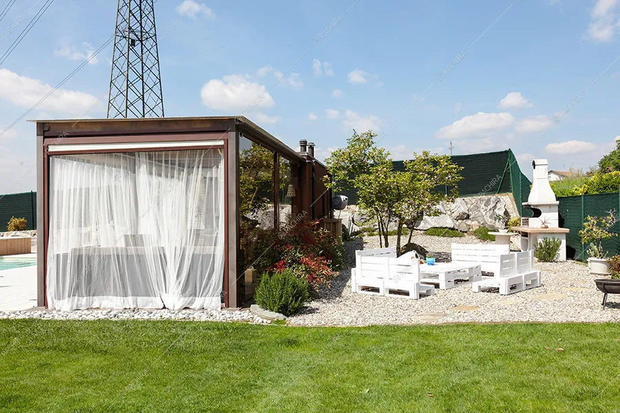 Giardino della villa Filesia, location in stile contemporaneo a Lecco