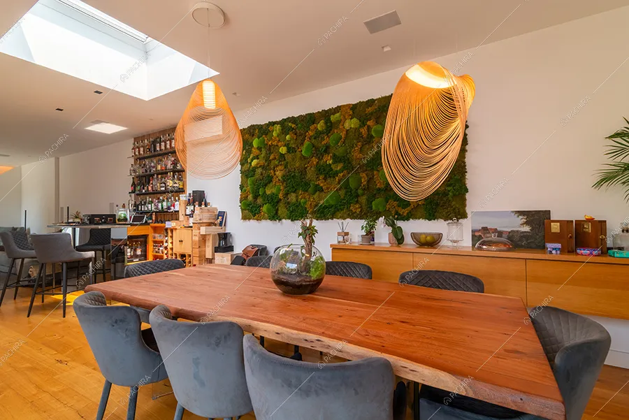 Sala da pranzo della villa Argon, location in stile moderno a Roma