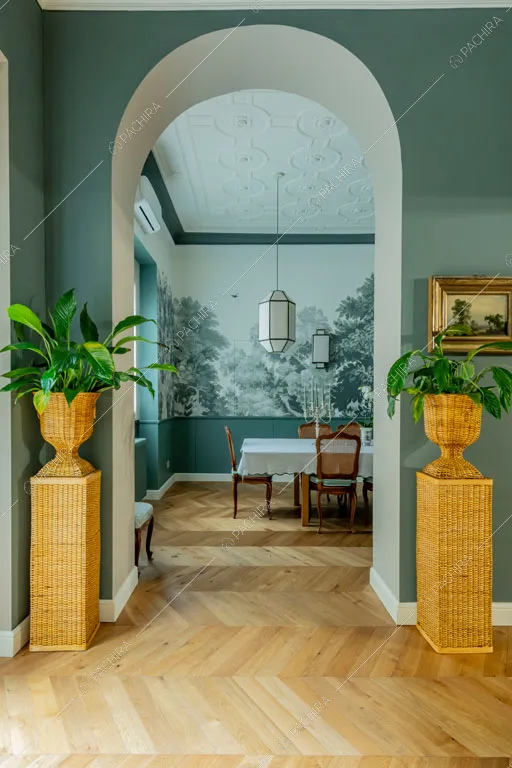 Zona living dell'appartamento Don, location in stile contemporaneo a Milano