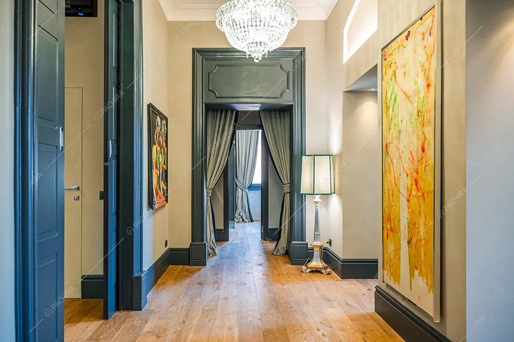 Corridoio dell'appartamento Bogda, location in stile moderno a Roma