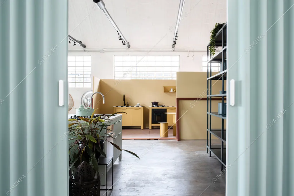 Cucina dell'espositivo Bootia, location in stile moderno a Bologna