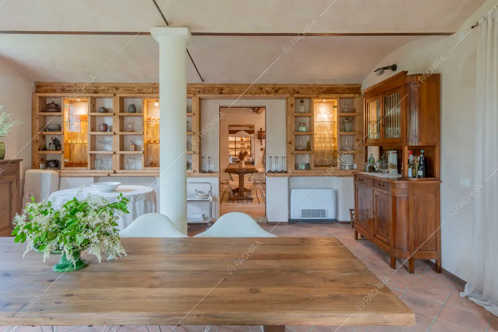 Sala della villa Missouri, location in stile rustico a Mantova