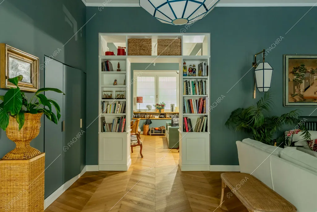 Zona living dell'appartamento Don, location in stile contemporaneo a Milano