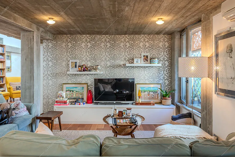 Salotto del loft Tocantis, location in stile moderno a Milano
