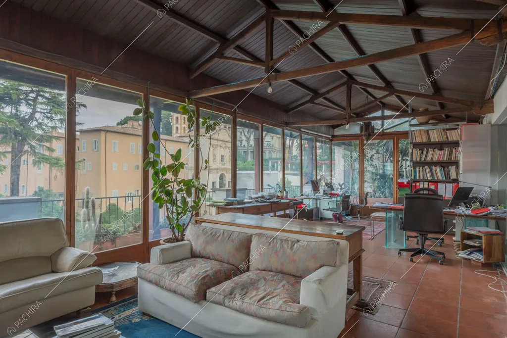 Studio dell'appartamento Pancrazio, location in stile contemporaneo a Roma