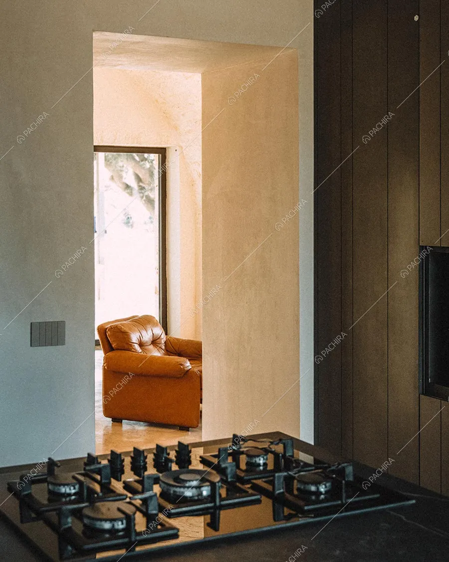 Cucina della villa in stile contemporaneo Kara, location per shooting a Brindisi