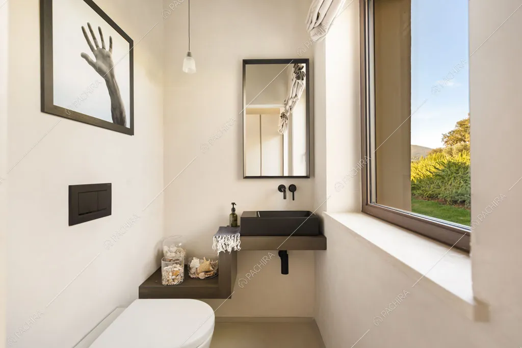 Bagno della villa Gypsum, location in stile moderno a Grosseto