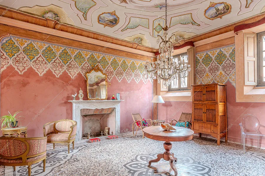 Salotto della dimora storica Westerlies, location in stile contemporaneo a Pavia