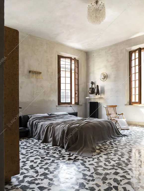 Camera da letto del loft Reno, location in stile contemporaneo a Reggio Emilia