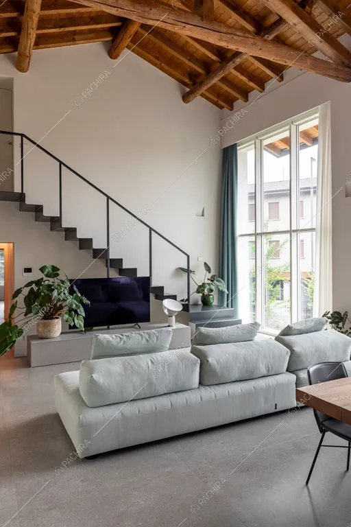 Sala della villa Makalu, location in stile contemporaneo a Brescia