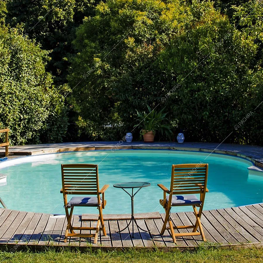 Piscina della dimora storica Elbe, location in stile classico per shooting a Roma