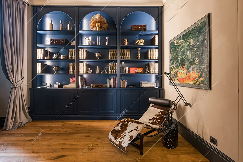 Salotto dell'appartamento Bogda, location in stile moderno a Roma