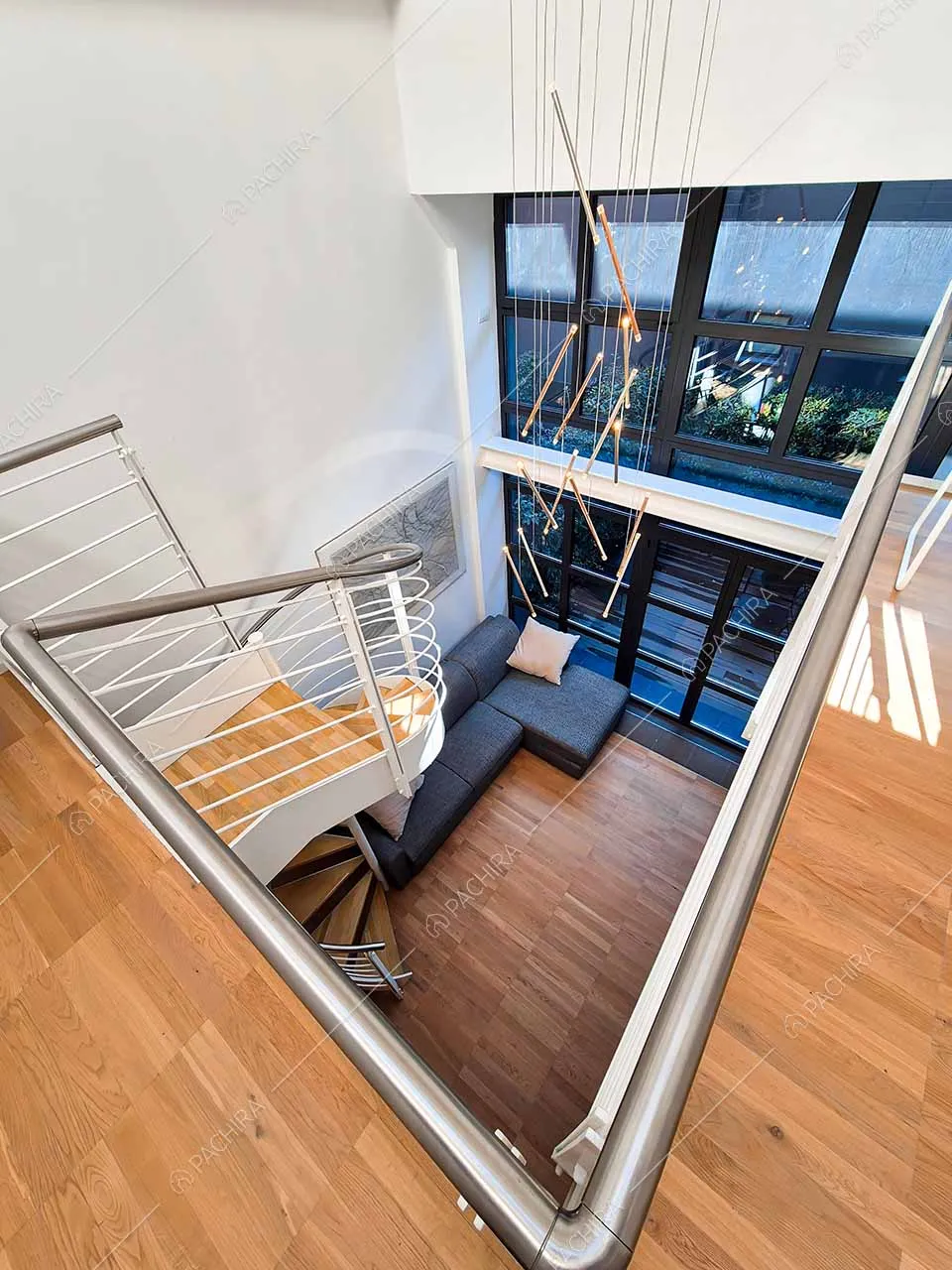 Soppalco della location Drina, loft in stile moderno a Milano