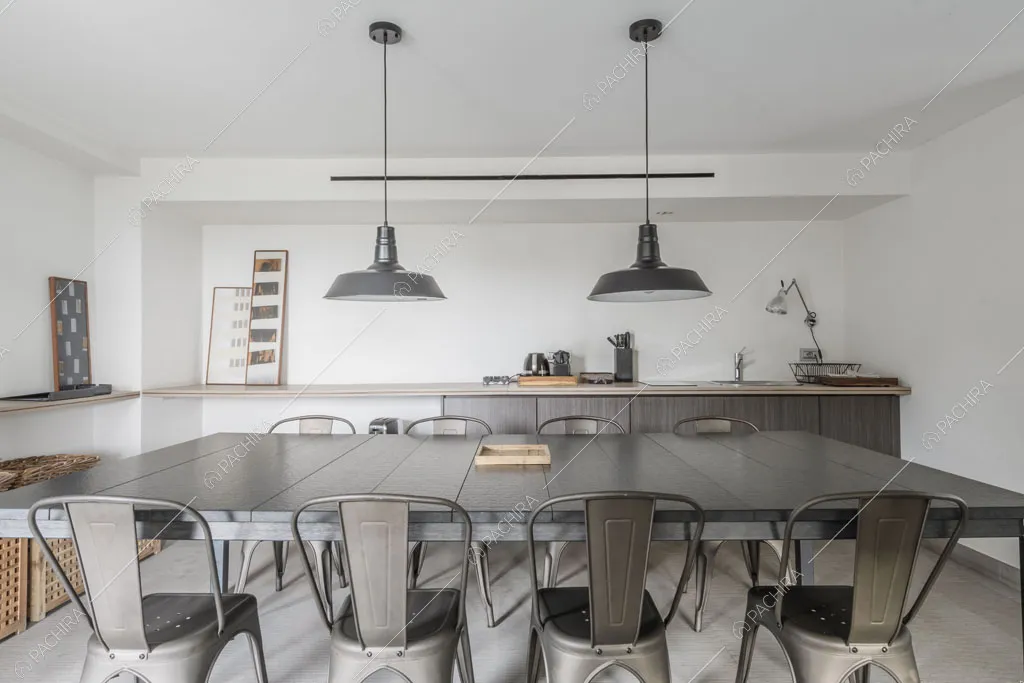Sala da pranzo della villa Roveja, location in stile contemporaneo a Como