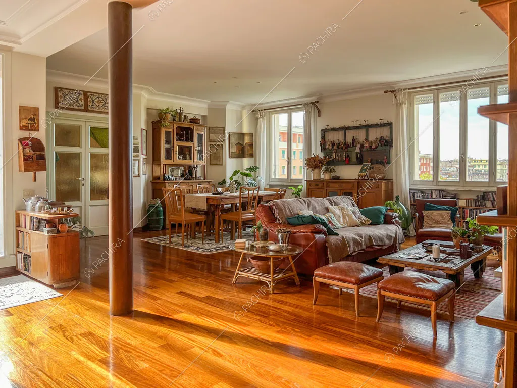 Salotto dell'appartamento Kuban, location in stile moderno a Roma
