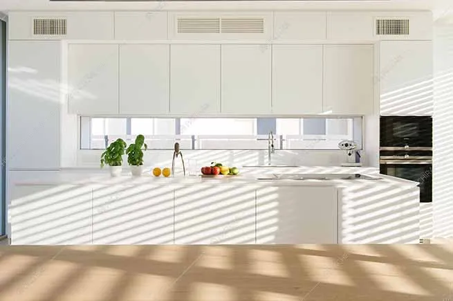 Cucina della villa Adda, location in stile contemporaneo a Verona
