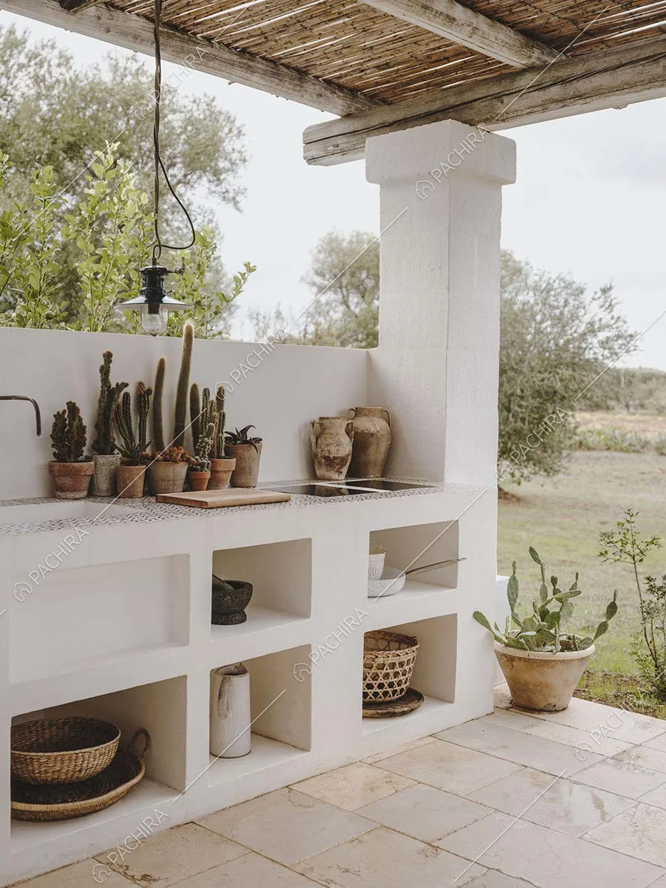 Veranda della masseria Giava, location in stile rustico a Brindisi