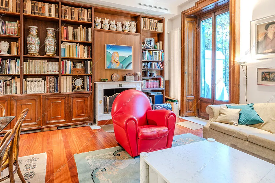 Sala della villa Yamase, location in stile liberty a Milano