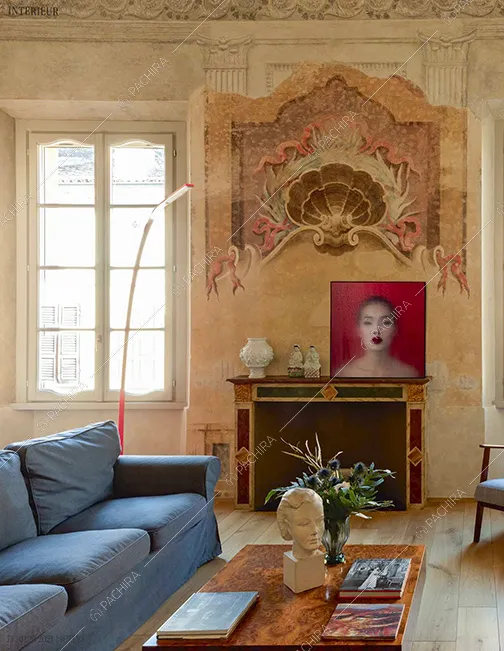 Sala dell'appartamento Cajà, location in stile moderno a Mantova