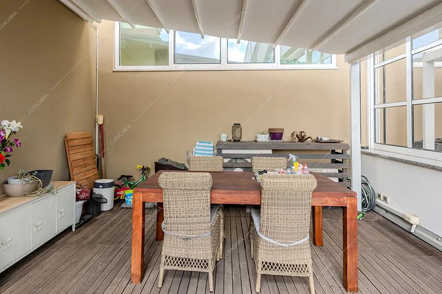 Veranda del loft Vanadio, location in stile moderno a Milano
