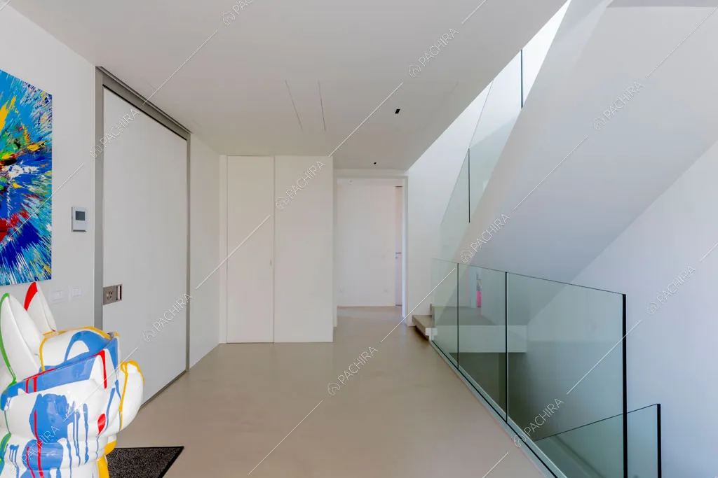 Pianerottolo della villa Columbia, location in stile moderno a Como