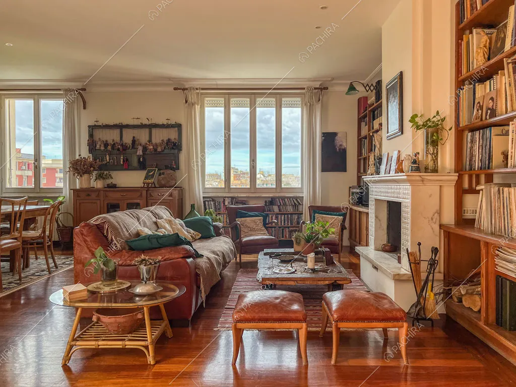 Salotto dell'appartamento Kuban, location in stile moderno a Roma