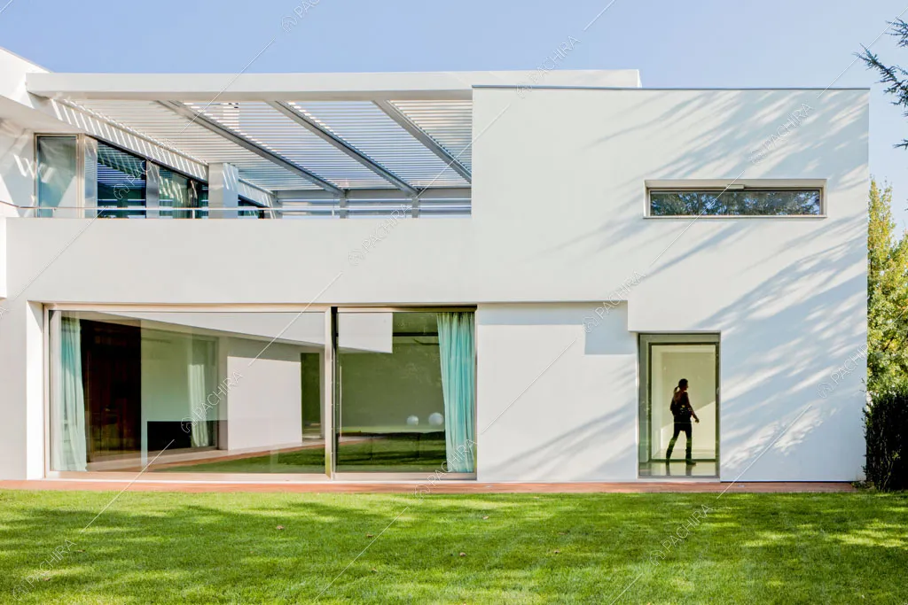 Esterni della villa Meru, location in stile contemporaneo a Padova