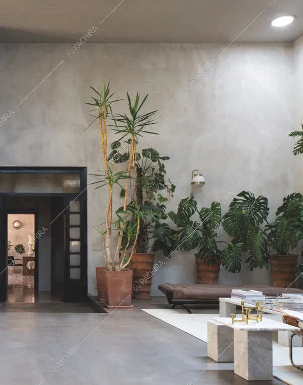 Zona living del loft Reno, location in stile contemporaneo a Reggio Emilia