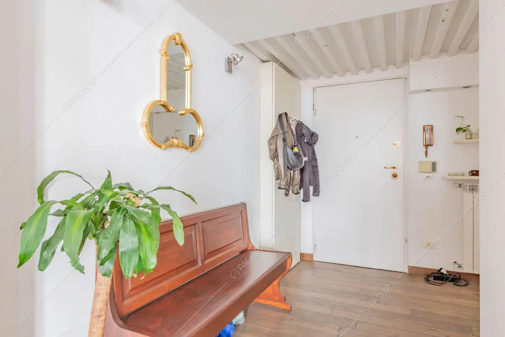 Ingresso del loft Cardamomo, location in stile contemporaneo a Milano