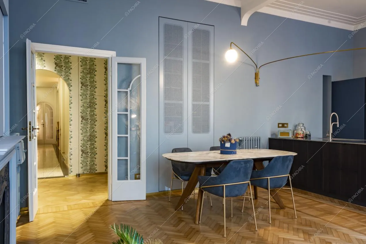 Porta finestra dalla cucina al corridoio